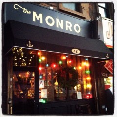 Saturday: Holiday Artisans Fair at The Monro (Liverpool in Brooklyn). Park Slope. 2pm-7pm.
